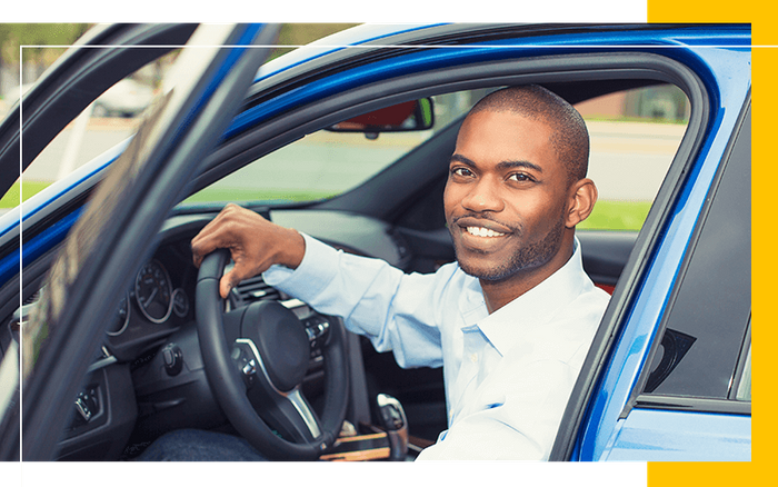 image of a man driving image of a man driving